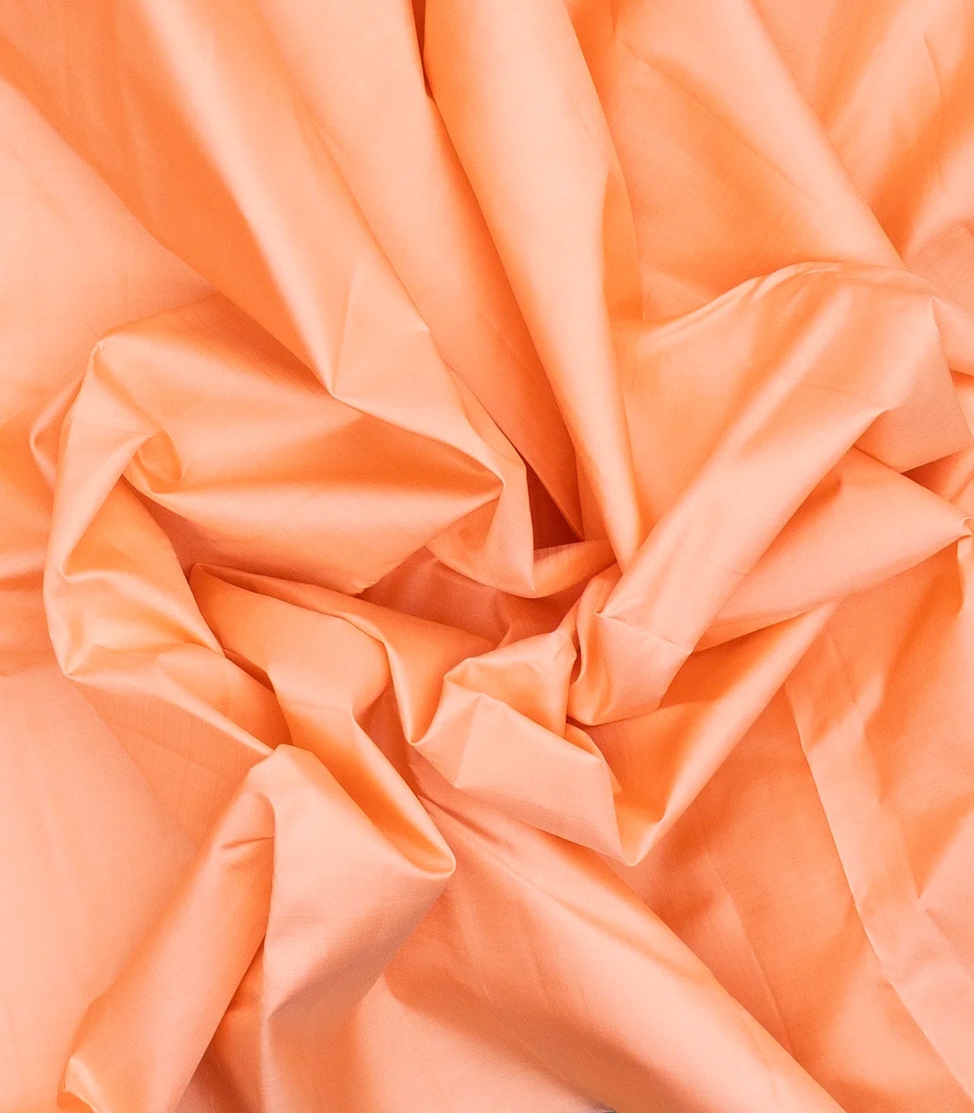 Light Peach Handloom Korvai Kanchipuram Silk Saree With Turquoise Border