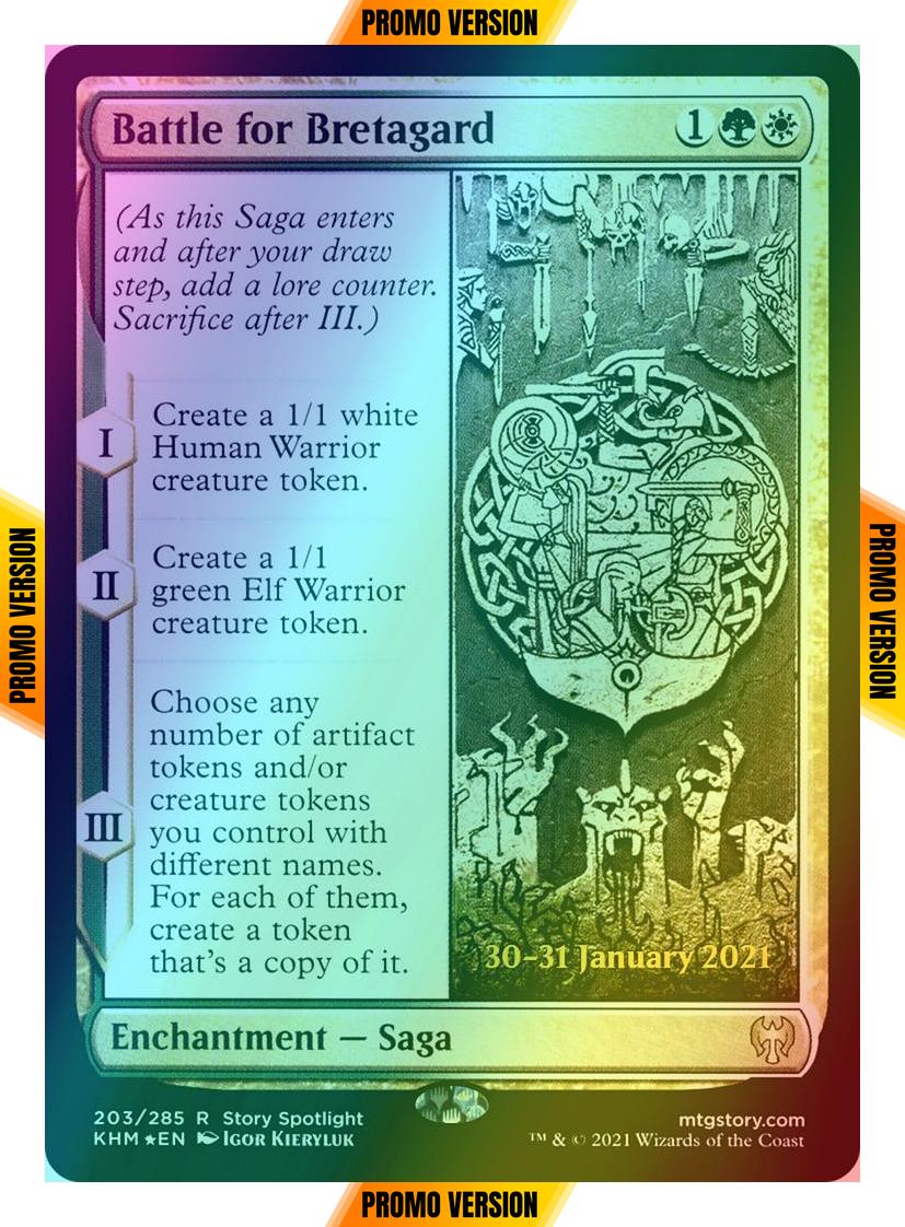 Battle for Bretagard [Prerelease] [203s] [Kaldheim Promos] [Foil]