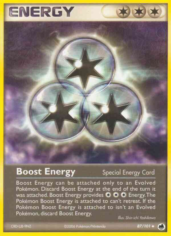 Boost Energy - 87/101 - Uncommon [ex15-87] [Reverse Holo]