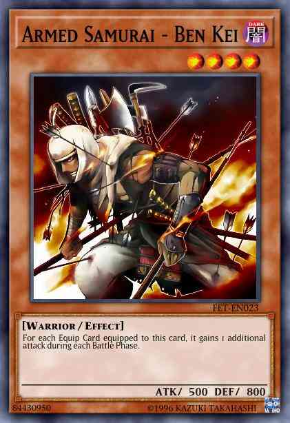 Armed Samurai - Ben Kei (Blue) - DL14-EN003 - Rare - Unlimited