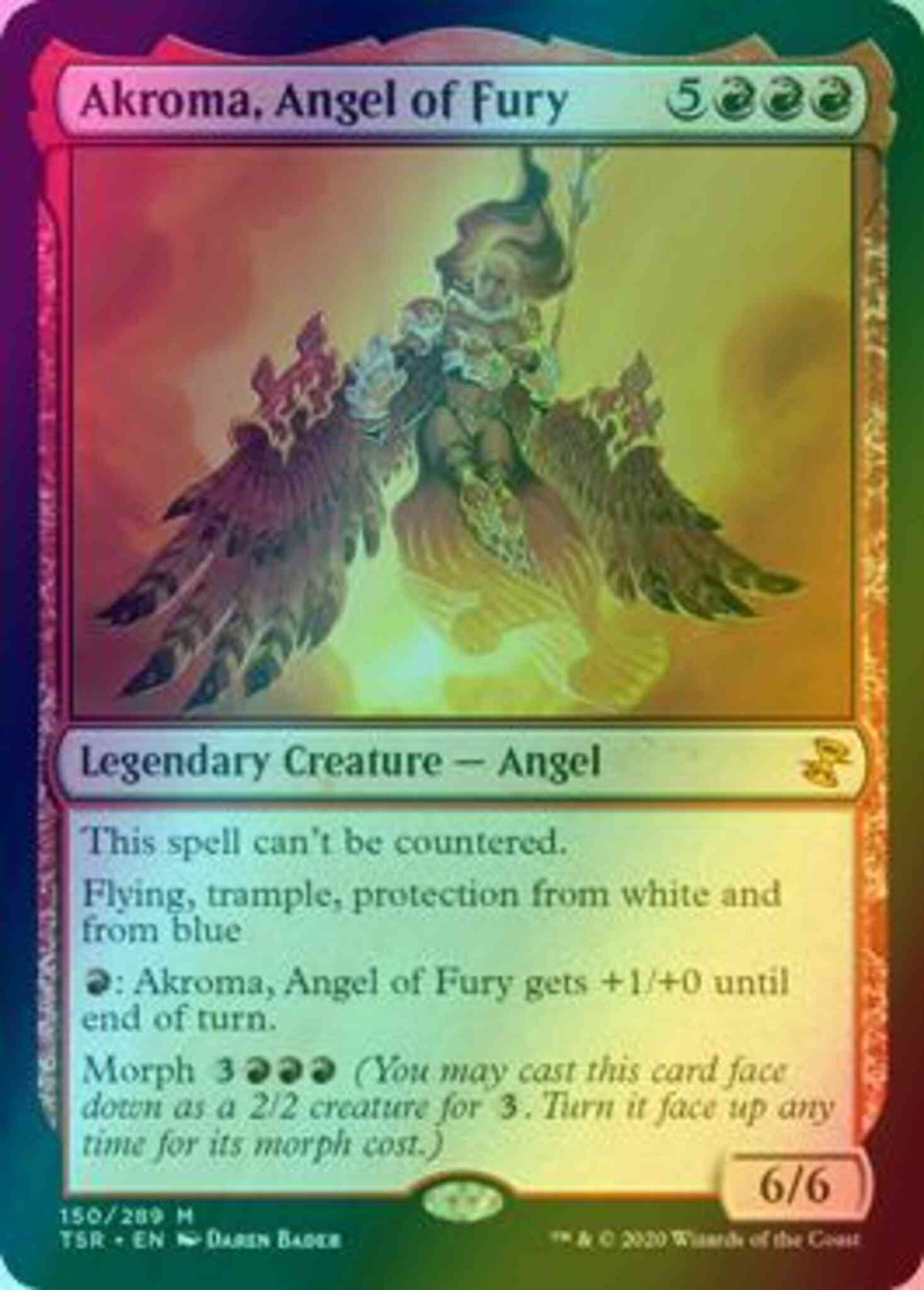 Akroma, Angel of Fury [150] [Time Spiral Remastered] [Foil]