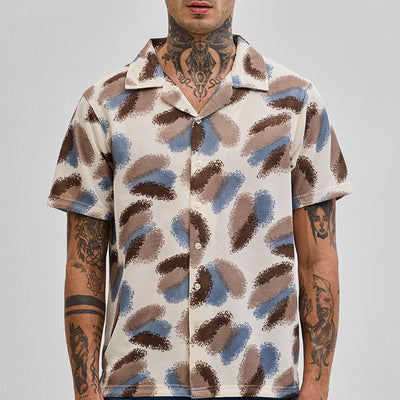 Multi Abstract Box Fit Shirt