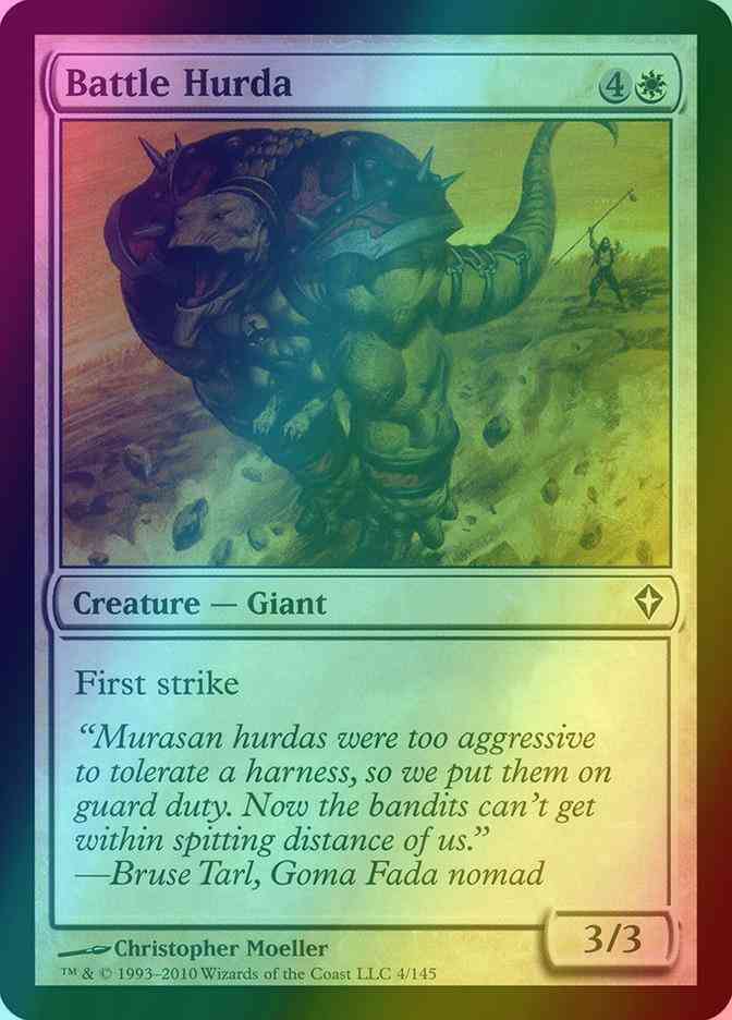 Battle Hurda [4] [Worldwake] [Foil]