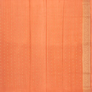 Baby Pink Handloom Banarasi Silk Cotton Saree With Floral Motifs