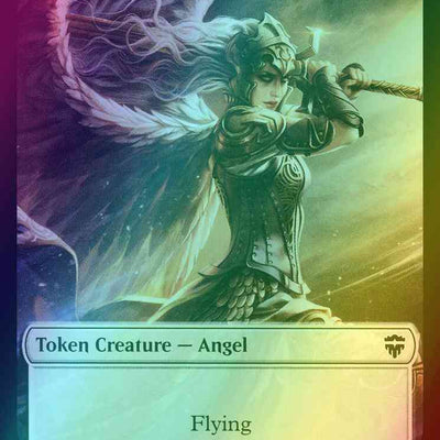Angel Token (01) // Spirit Token (03) [Commander Legends Tokens] [Foil]