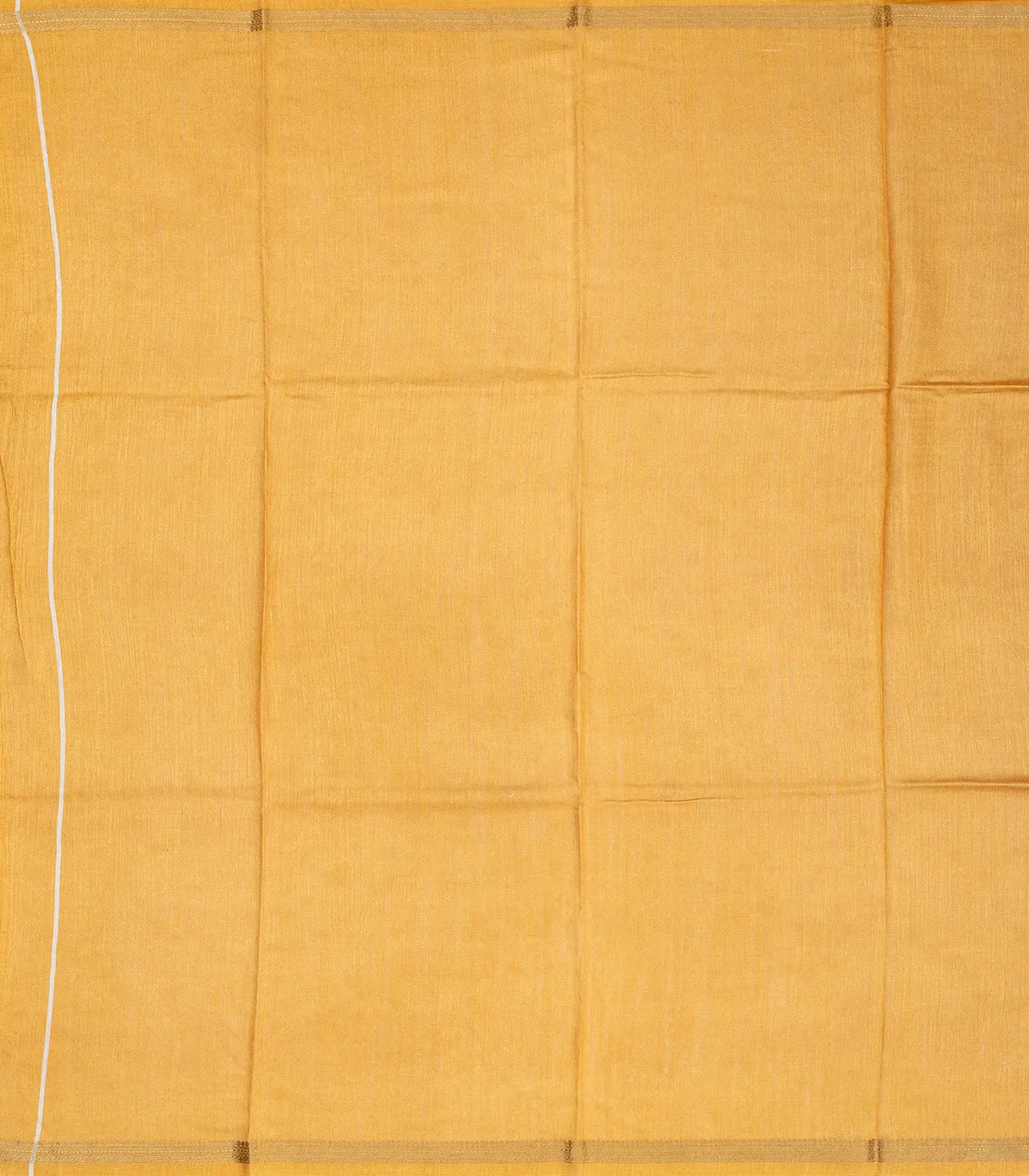 Beige Handloom Tussar Silk Saree Printed With Multi Colour Checks