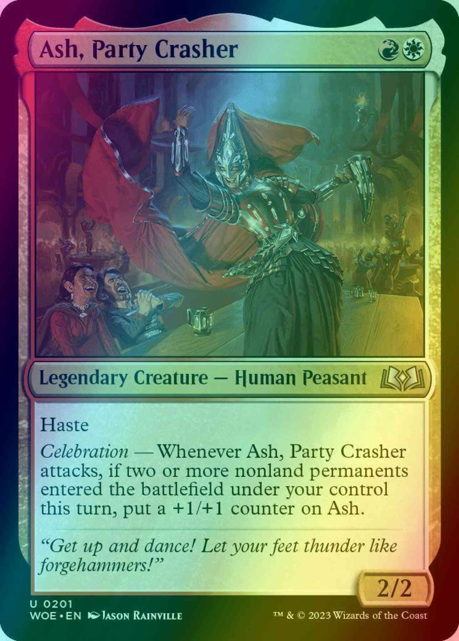 Ash, Party Crasher [201] [Wilds of Eldraine] [Foil]