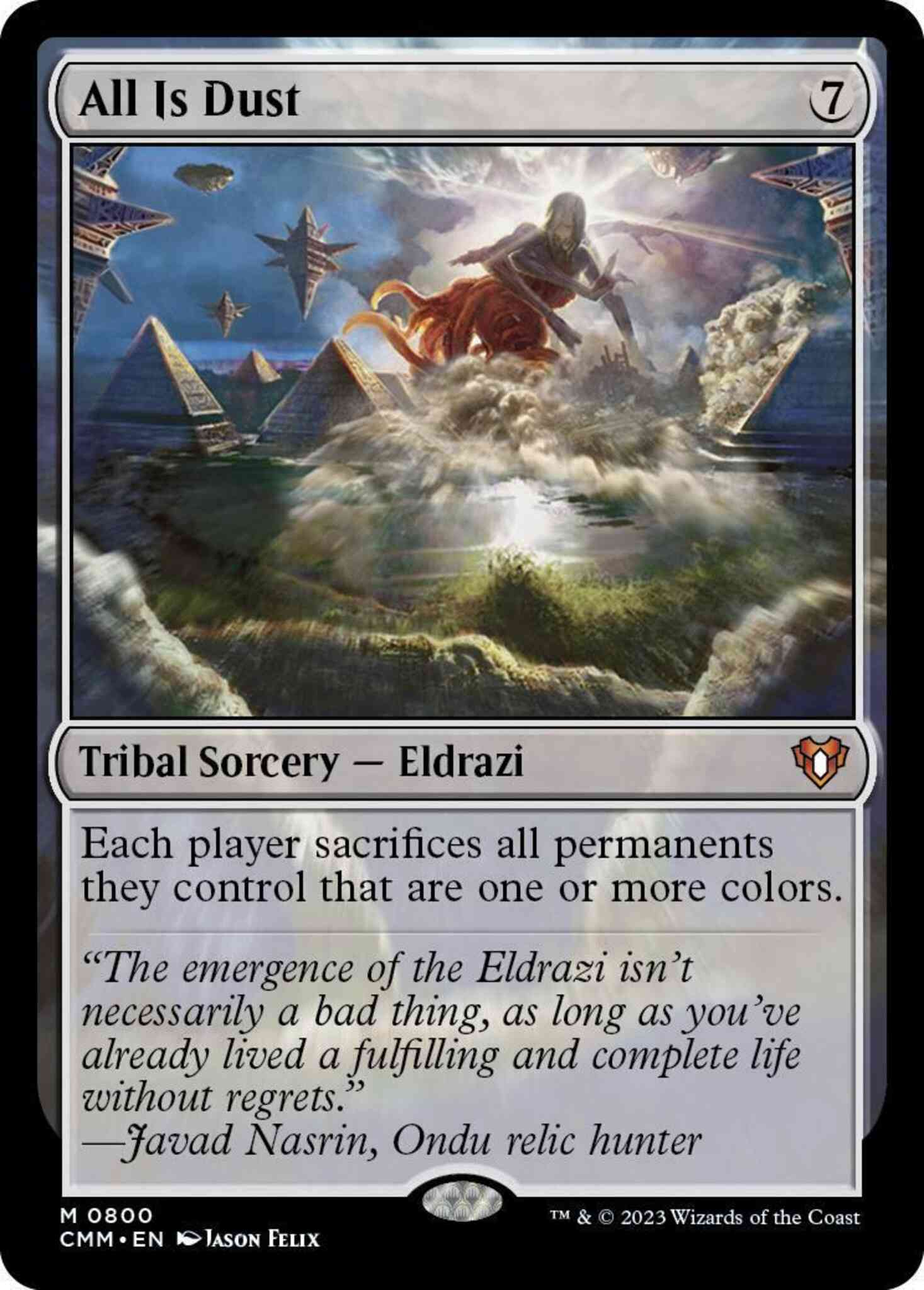 All Is Dust [800] [Commander Masters] [Non-Foil]