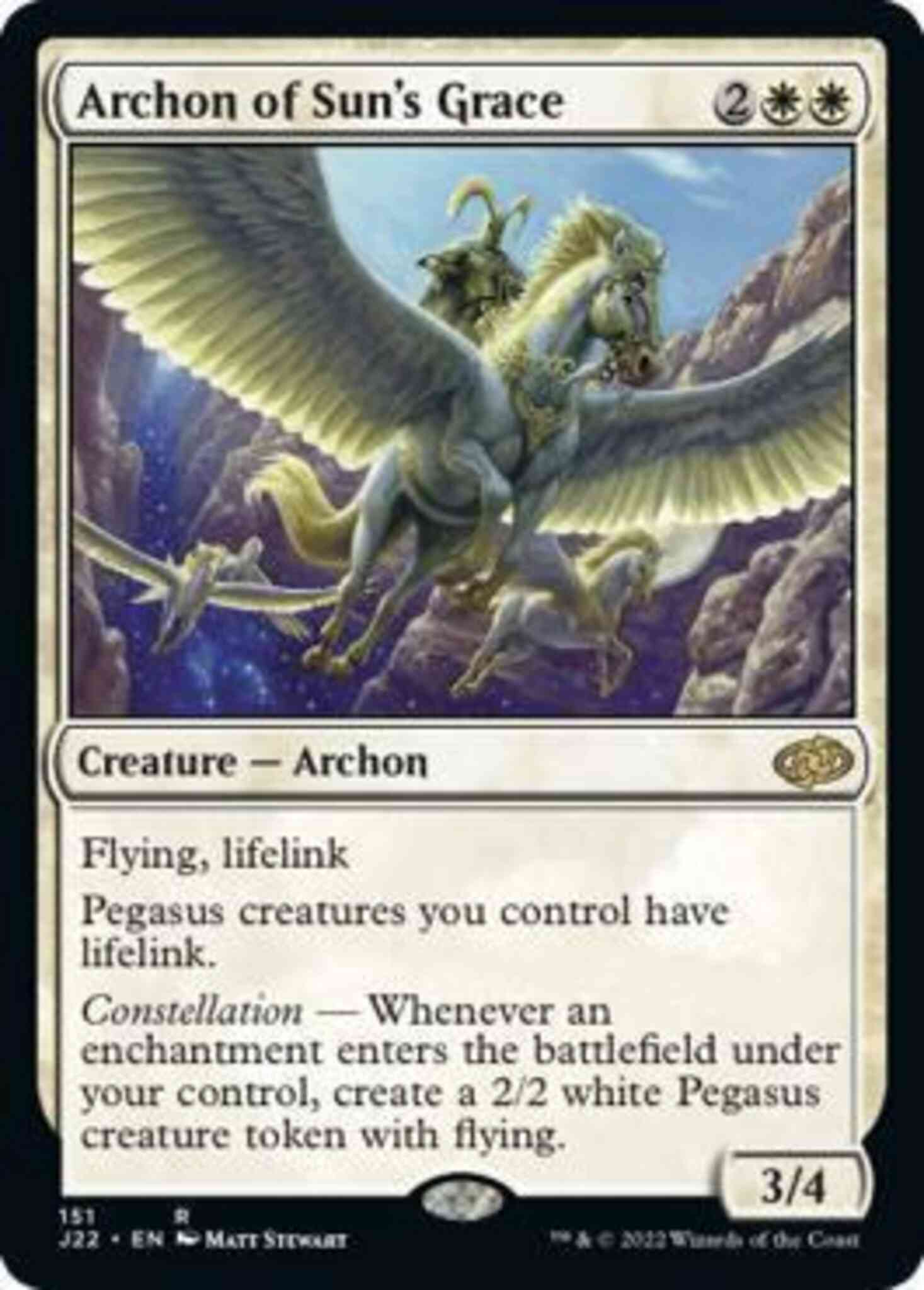 Archon of Sun's Grace [151] [Jumpstart 2022] [Non-Foil]