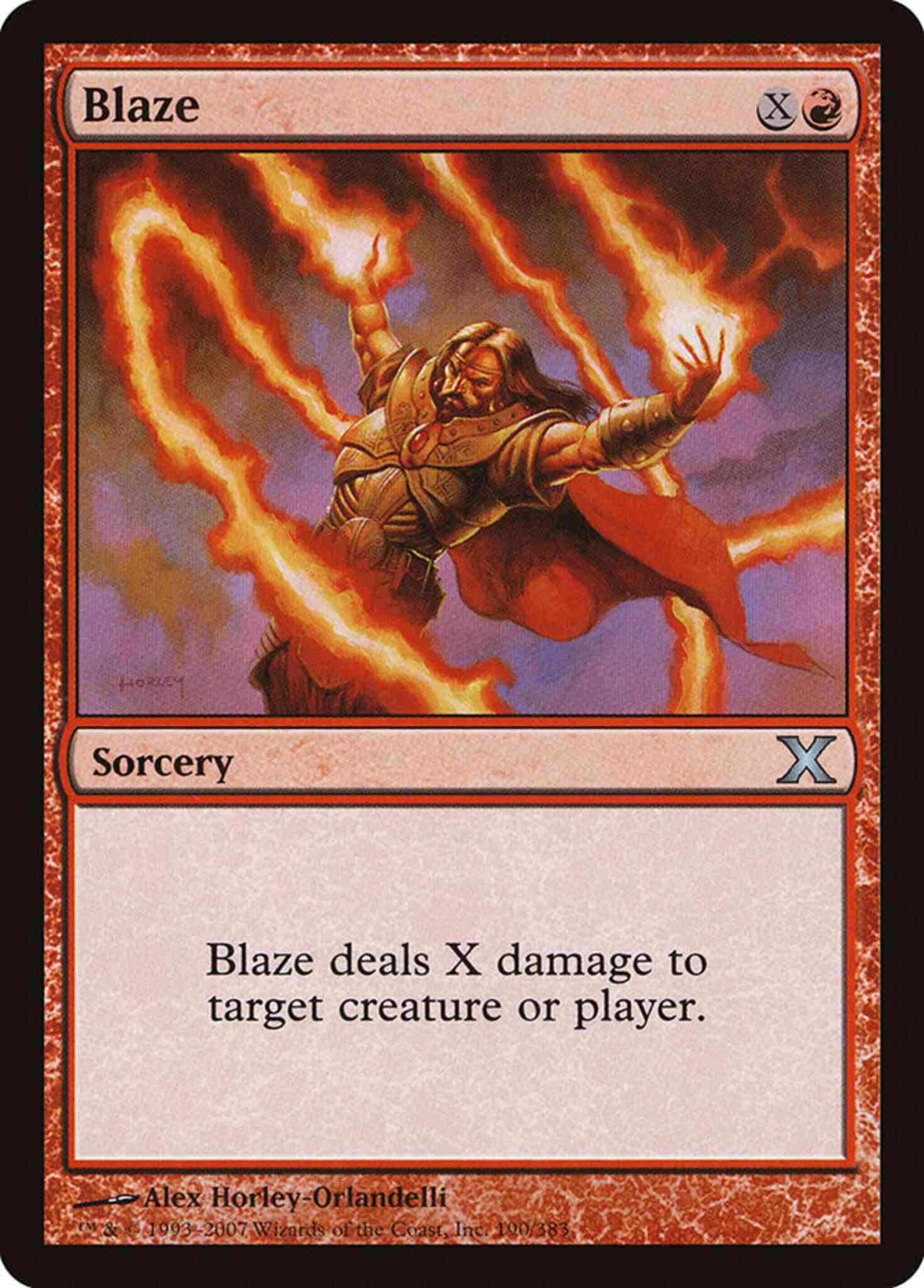 Blaze [190] [Tenth Edition] [Non-Foil]