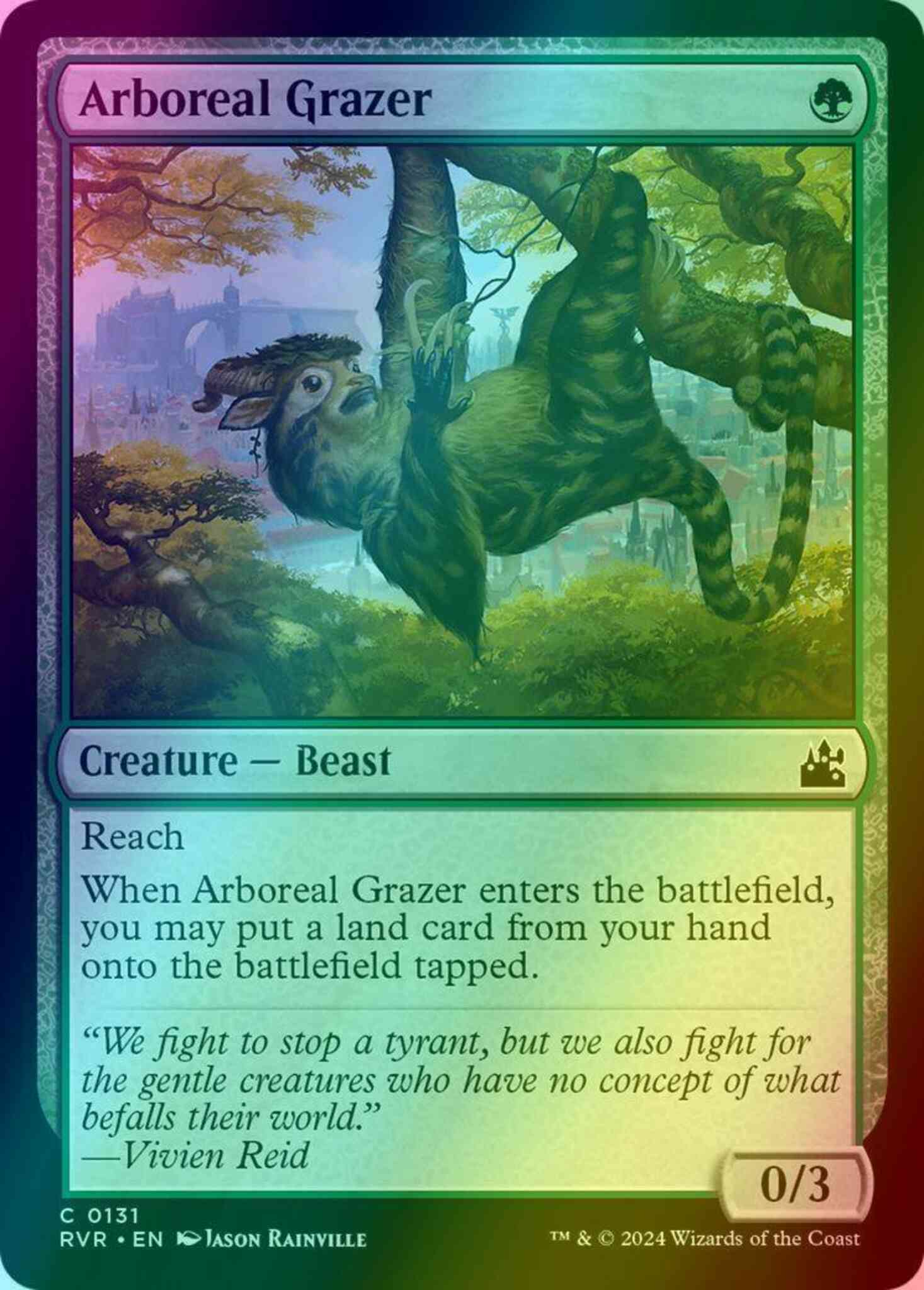 Arboreal Grazer [131] [Ravnica Remastered] [Foil]