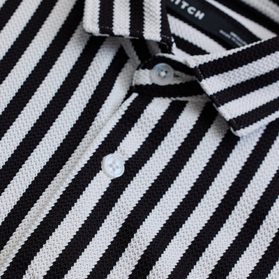 Black Stripes Slim Fit Shirt