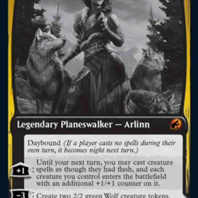 Arlinn, the Pack's Hope // Arlinn, the Moon's Fury [211] [Innistrad: Double Feature] [Non-Foil]