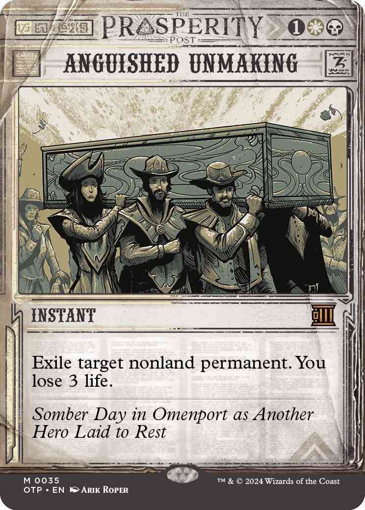 Anguished Unmaking [35] [Breaking News Showcase] [Breaking News] [Non-Foil]