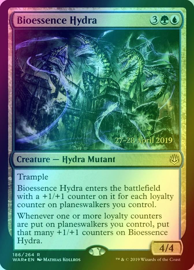 Bioessence Hydra [186s] [War of the Spark Promos] [Foil]
