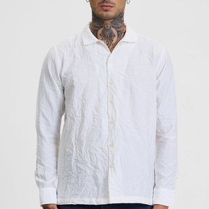 White Crinkle Shirt