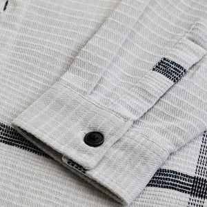 Light Grey Cord Textured Overshirt