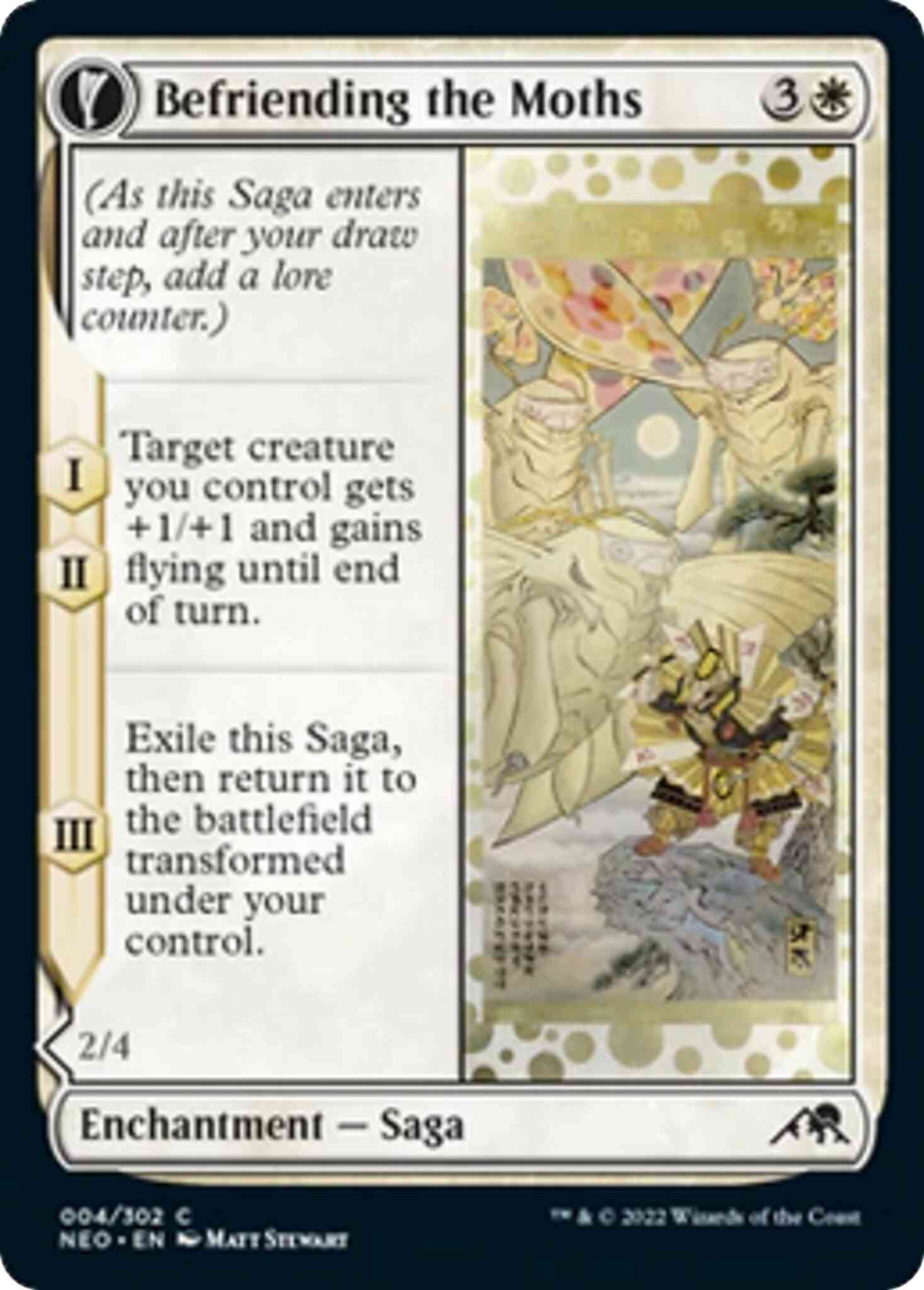 Befriending the Moths // Imperial Moth [4] [Kamigawa: Neon Dynasty] [Non-Foil]