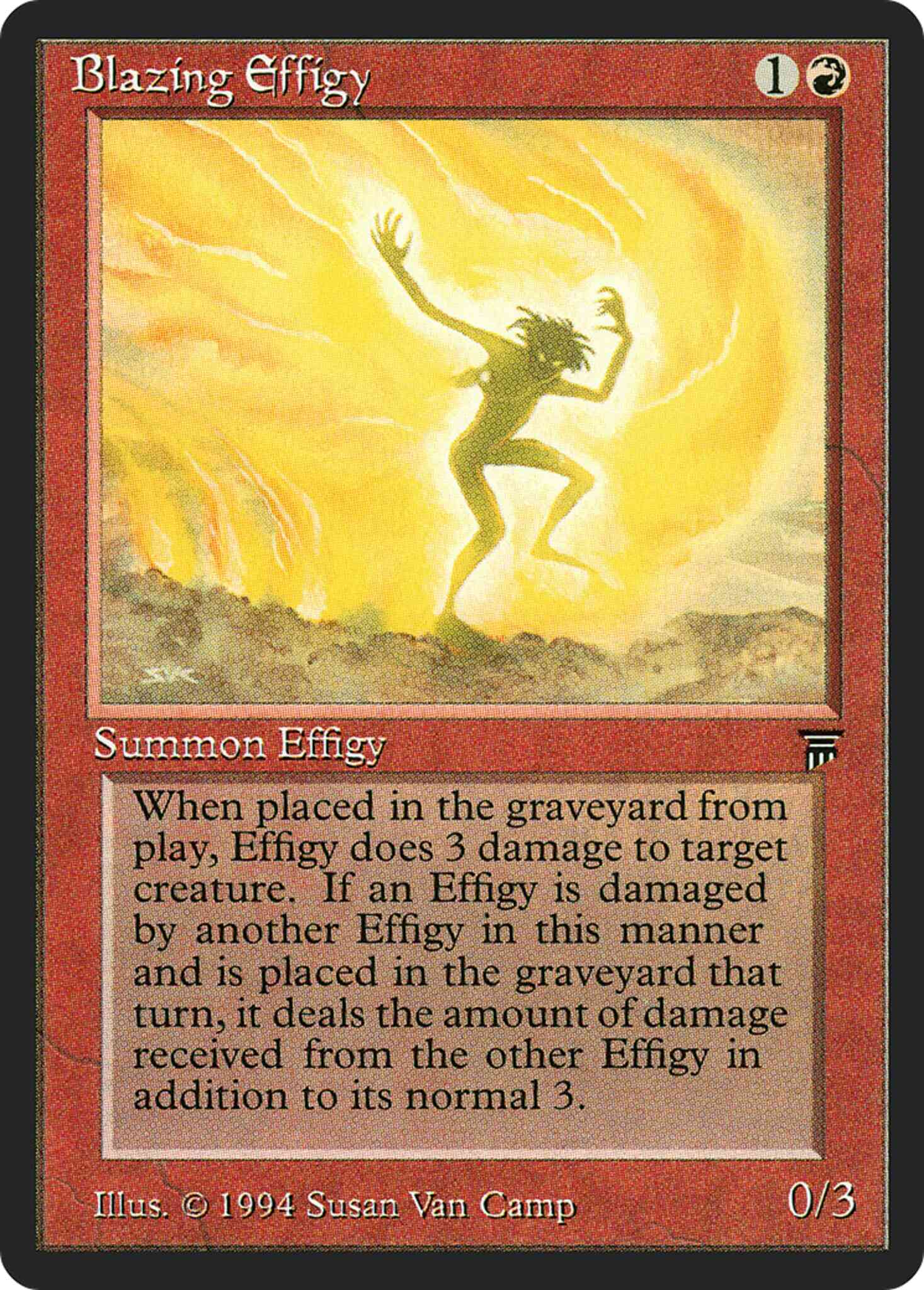 Blazing Effigy [134] [Legends] [Non-Foil]