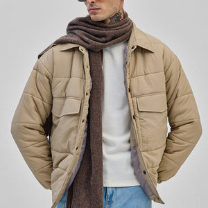 Beige Double Pocket Jacket