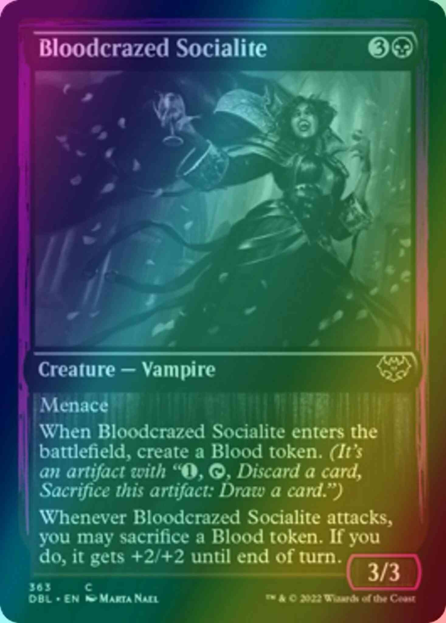 Bloodcrazed Socialite [363] [Innistrad: Double Feature] [Foil]