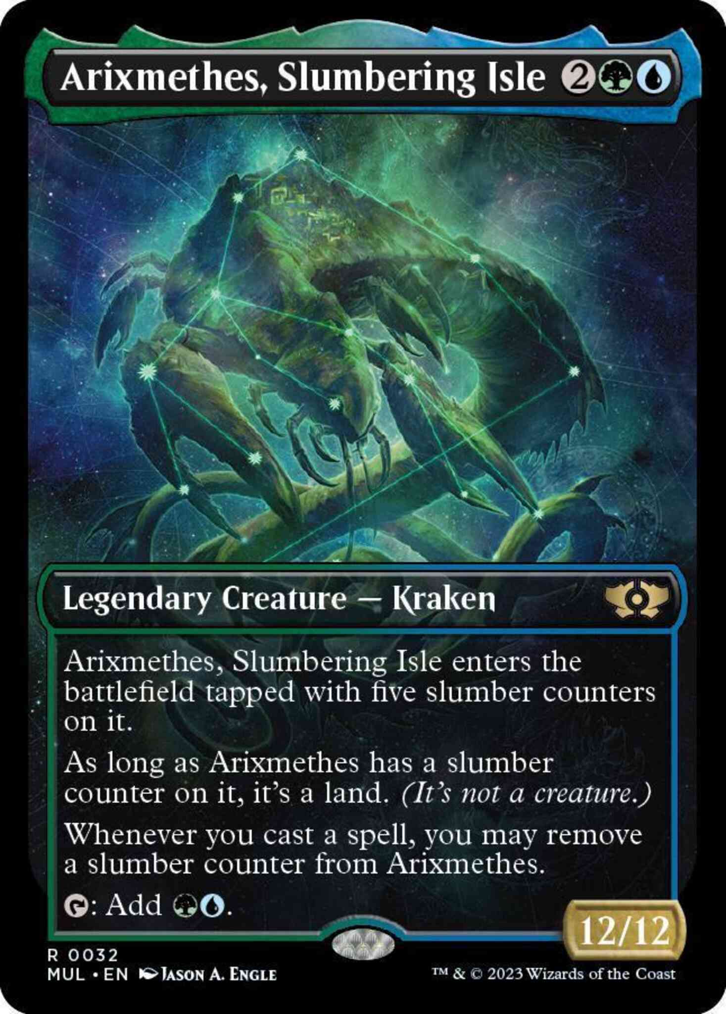 Arixmethes, Slumbering Isle [32] [Planar Showcase] [Multiverse Legends] [Non-Foil]