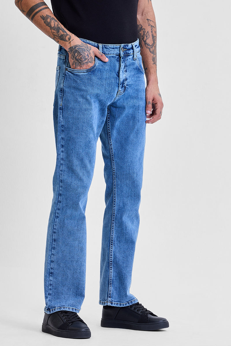 Blue  Bootcut Jeans