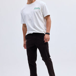 Dark Brown Corduroy Slim Fit Trousers