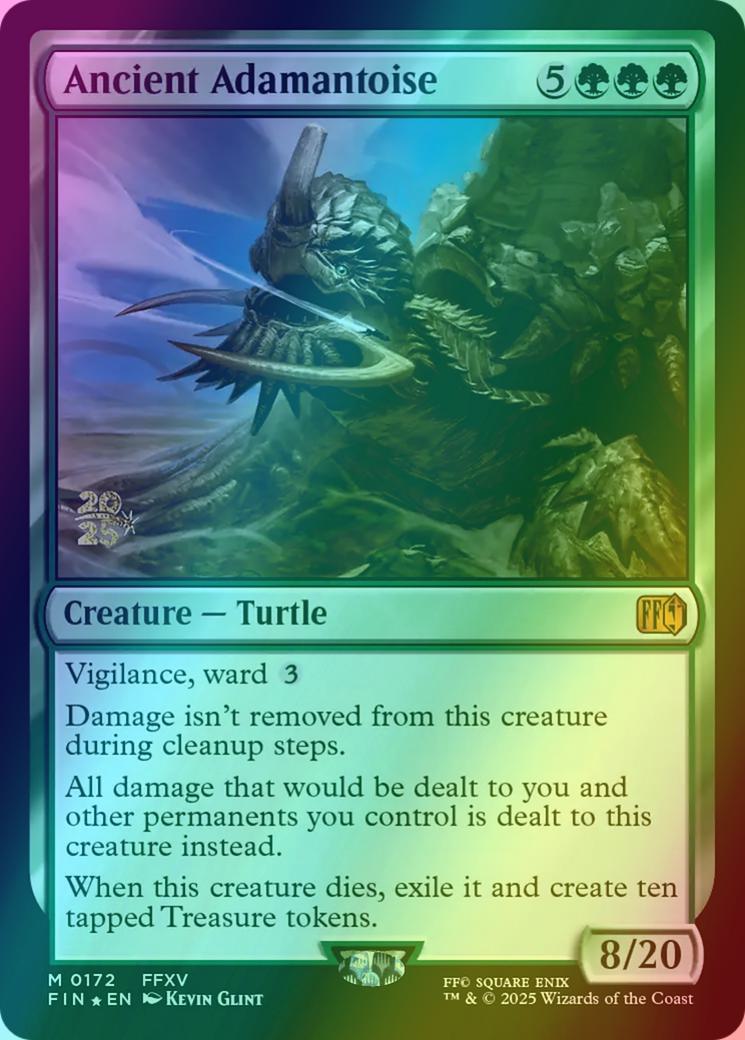 Ancient Adamantoise [172s] [Prerelease] [FINAL FANTASY: Promos] [Foil]