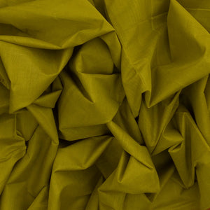 Olive Green Handloom Venkatagiri Cotton Saree With Contrast Border