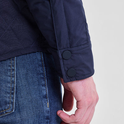 Navy Double Pocket Relaxed Fit Jacket