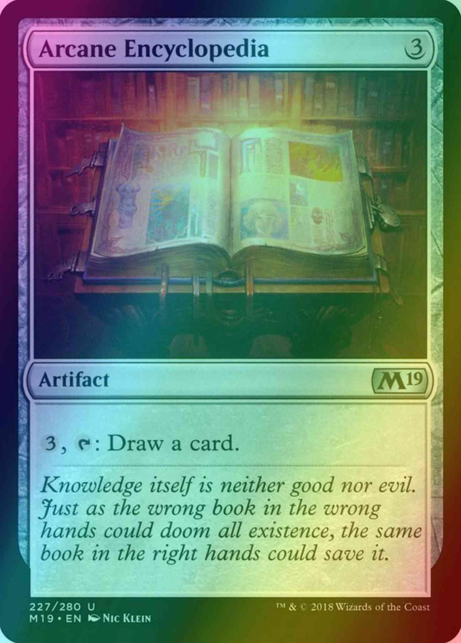 Arcane Encyclopedia [227] [Core Set 2019] [Foil]
