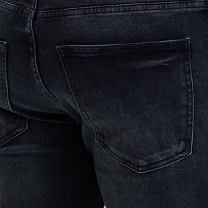 Charcoal Grey Tapered Fit Jeans