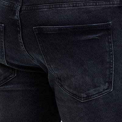 Charcoal Grey Tapered Fit Jeans