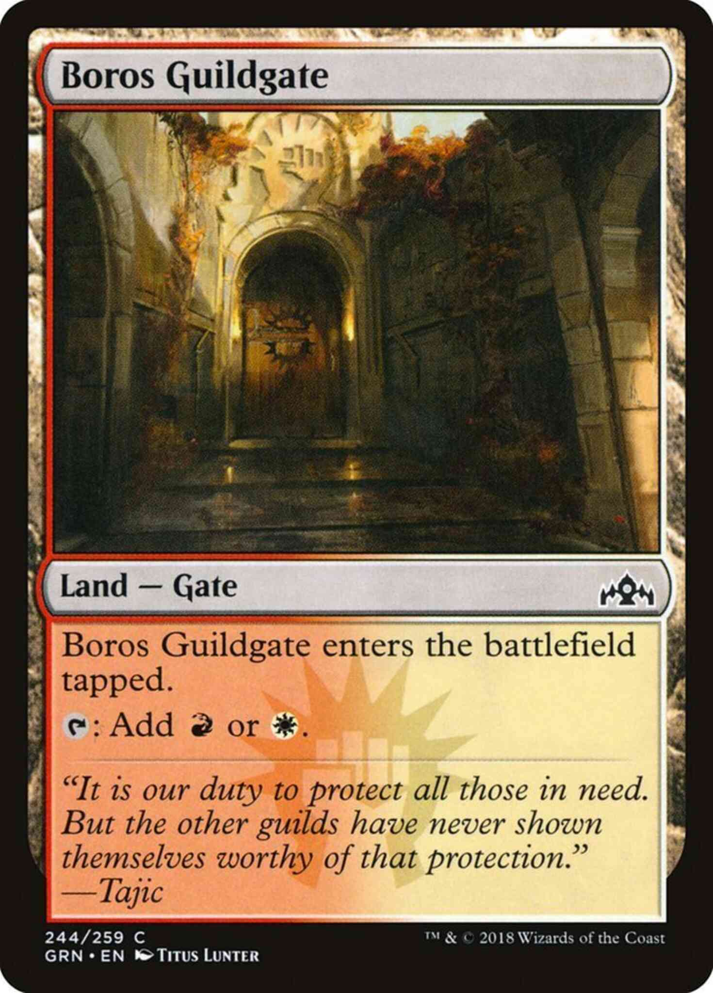 Boros Guildgate [244] [Guilds of Ravnica] [Non-Foil]