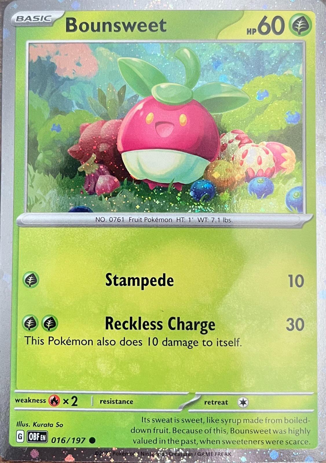 Bounsweet - 016/197 - Promo [Tsareena ex Premium Collection] [sv03msp-016] [Cosmos Holo]