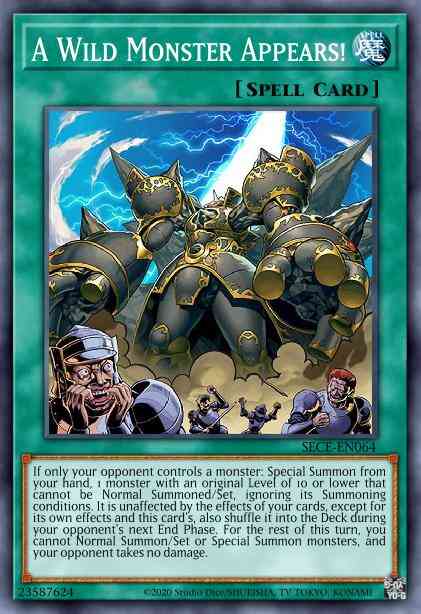 A Wild Monster Appears! - SECE-EN064 - Secret Rare - 1st Edition