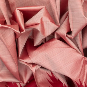Dusty Pink Handloom Kanchipuram Korvai Silk Saree With Temple Border