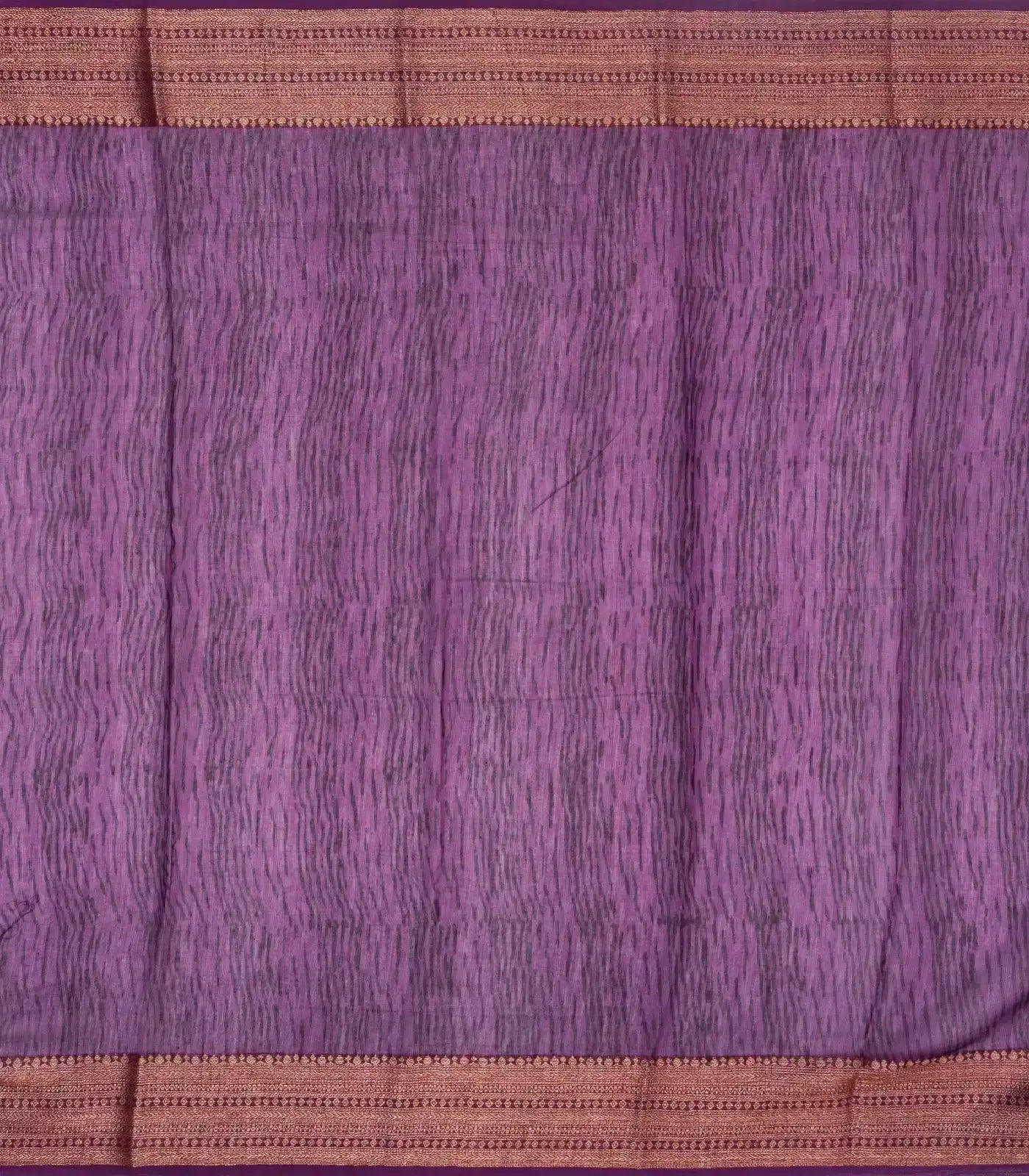 Burgundy Woven Chanderi Cotton Saree Printed With Small Motifs