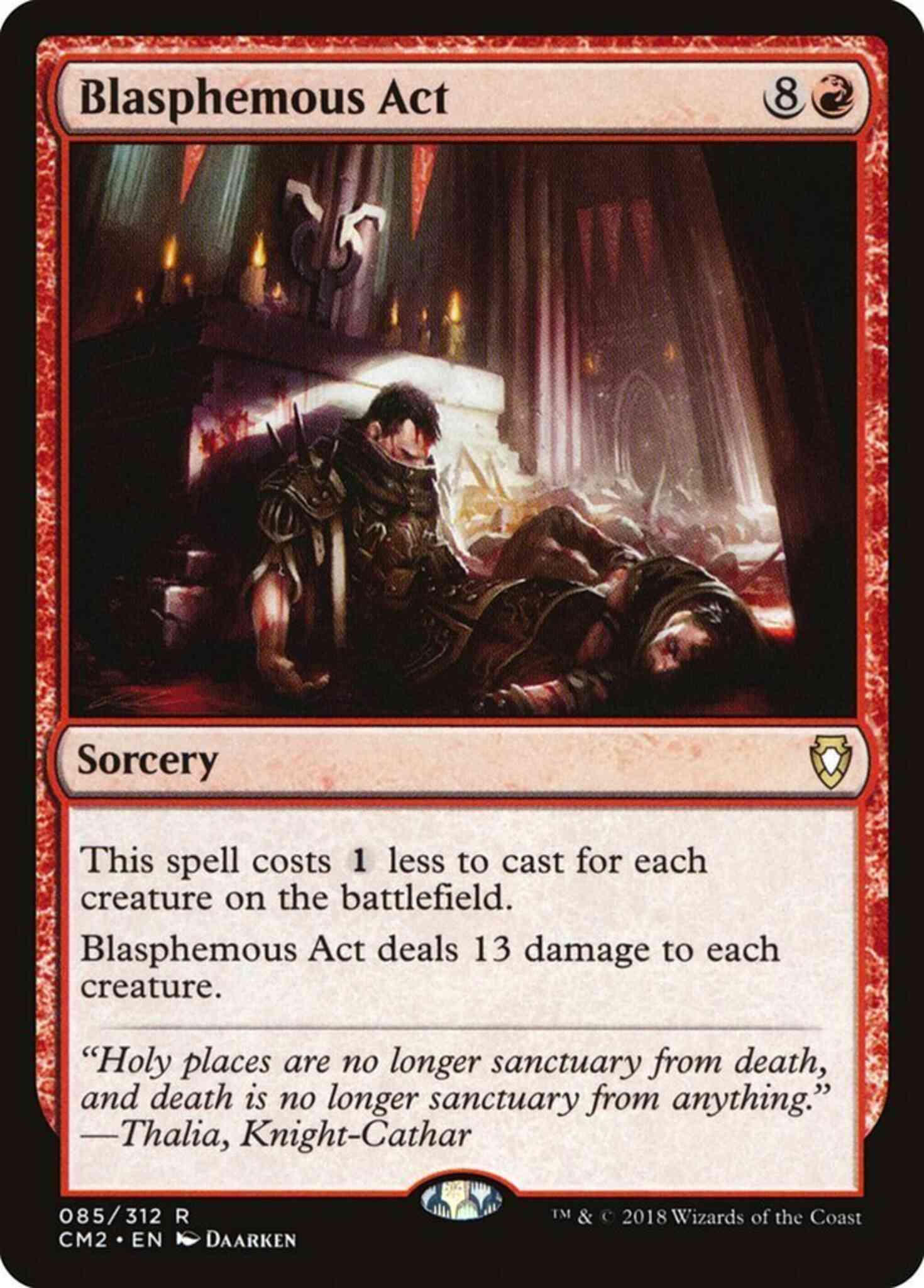Blasphemous Act [85] [Commander Anthology Volume II] [Non-Foil]