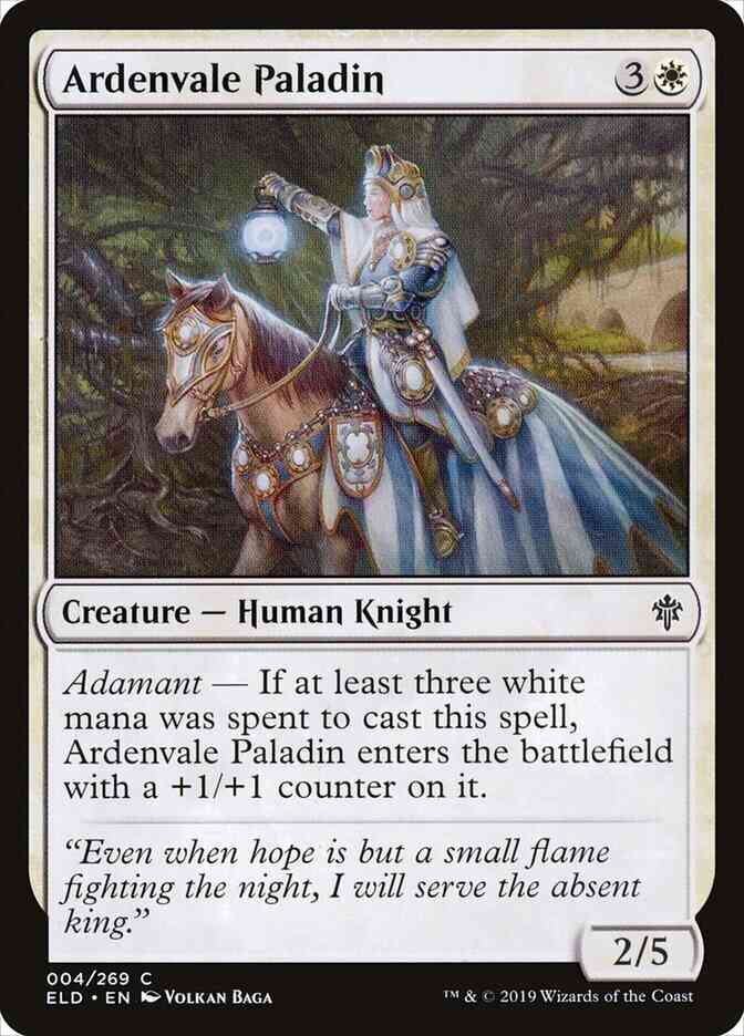 Ardenvale Paladin [4] [Throne of Eldraine] [Non-Foil]