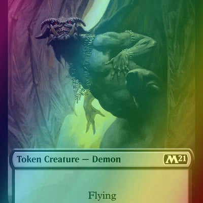 Angel Token (01) // Demon Token (06) [Core Set 2021 Tokens] [Foil]
