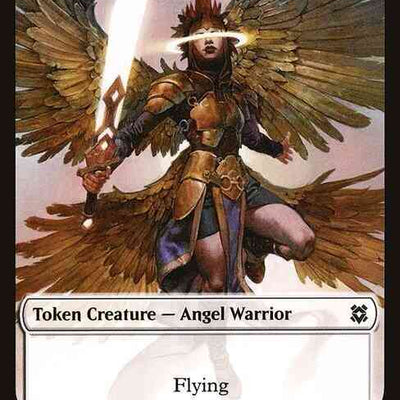 Angel Warrior Token (01) // Shark Token (07) [ZNR/IKO Set Symbol] [Challenger Deck 2021 Tokens] [Non-Foil]