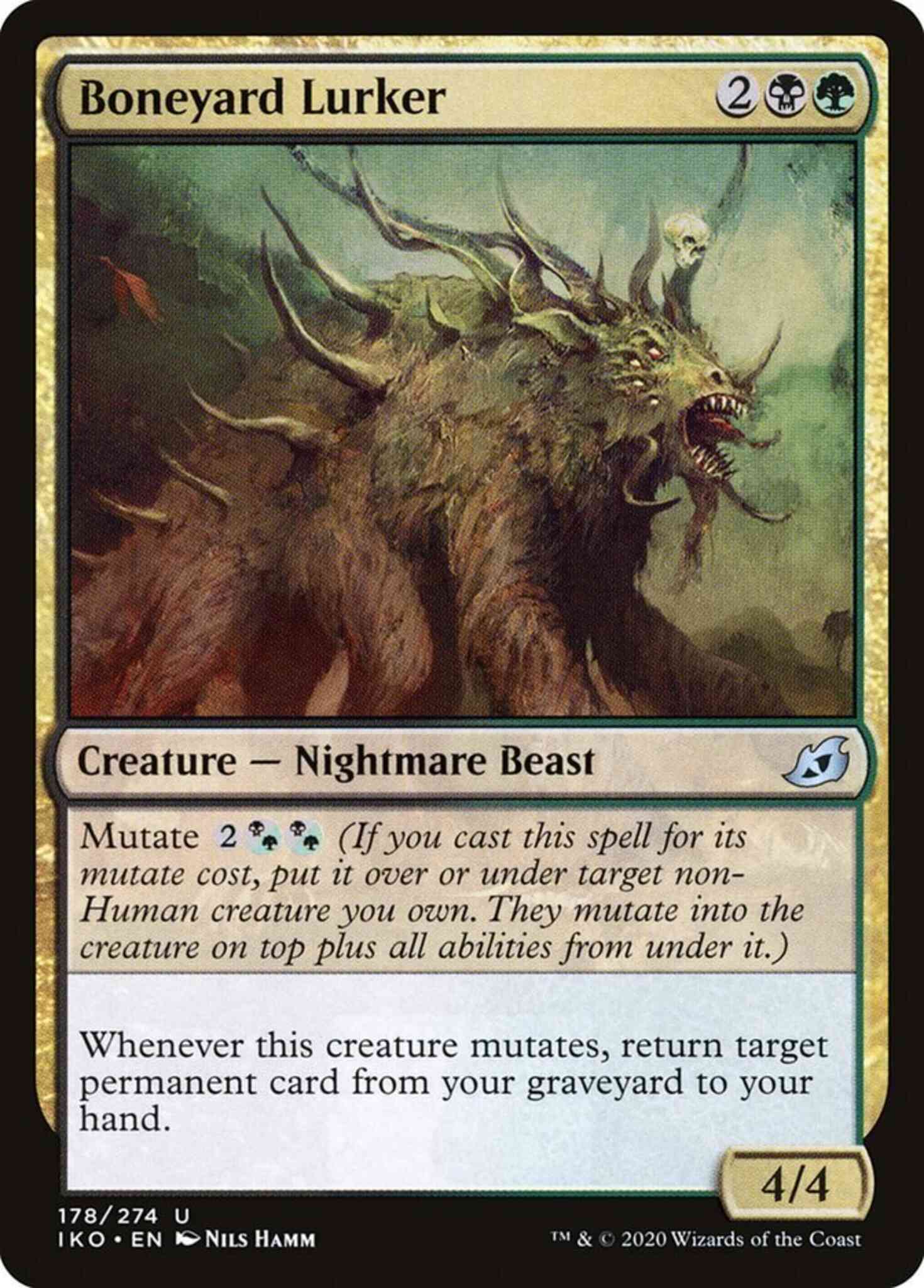 Boneyard Lurker [178] [Ikoria: Lair of Behemoths] [Non-Foil]