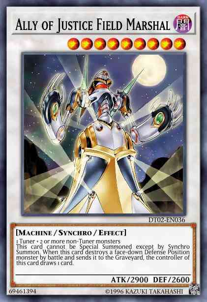 Ally of Justice Field Marshal - HA02-EN030 - Secret Rare - Unlimited