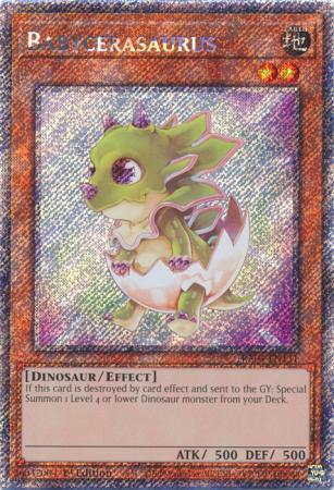 Babycerasaurus - RA04-EN131 - Platinum Secret Rare - 1st Edition