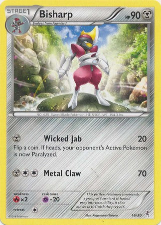 Bisharp - 16/30 - [XY Trainer Kit (Bisharp)] [Non-Holo]