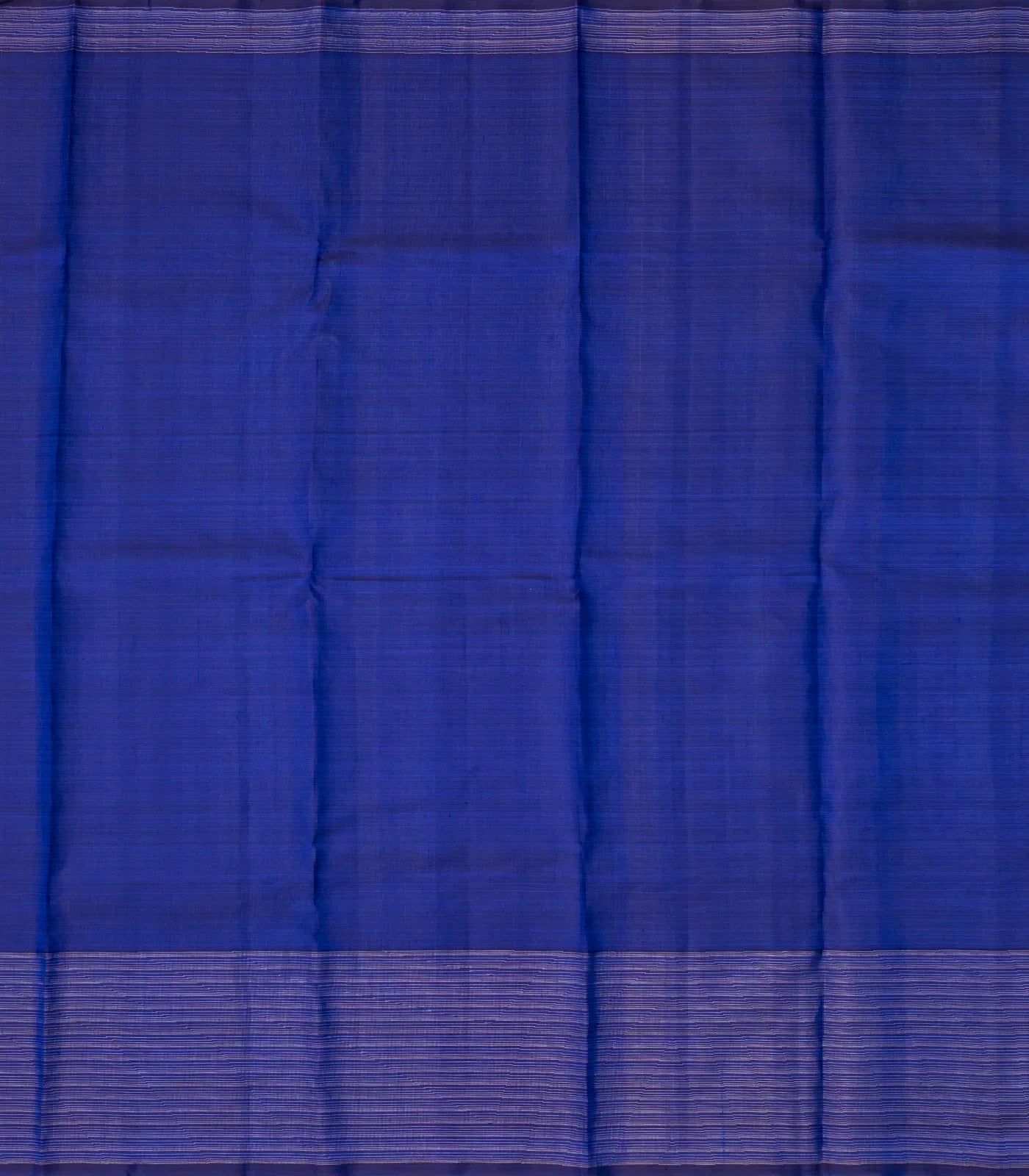 Blue Handloom Kanchipuram Silk Saree With Annam Buttas