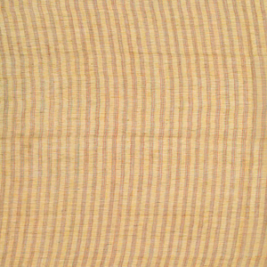 Aquamarine Handloom Linen Saree With Temple Buttas