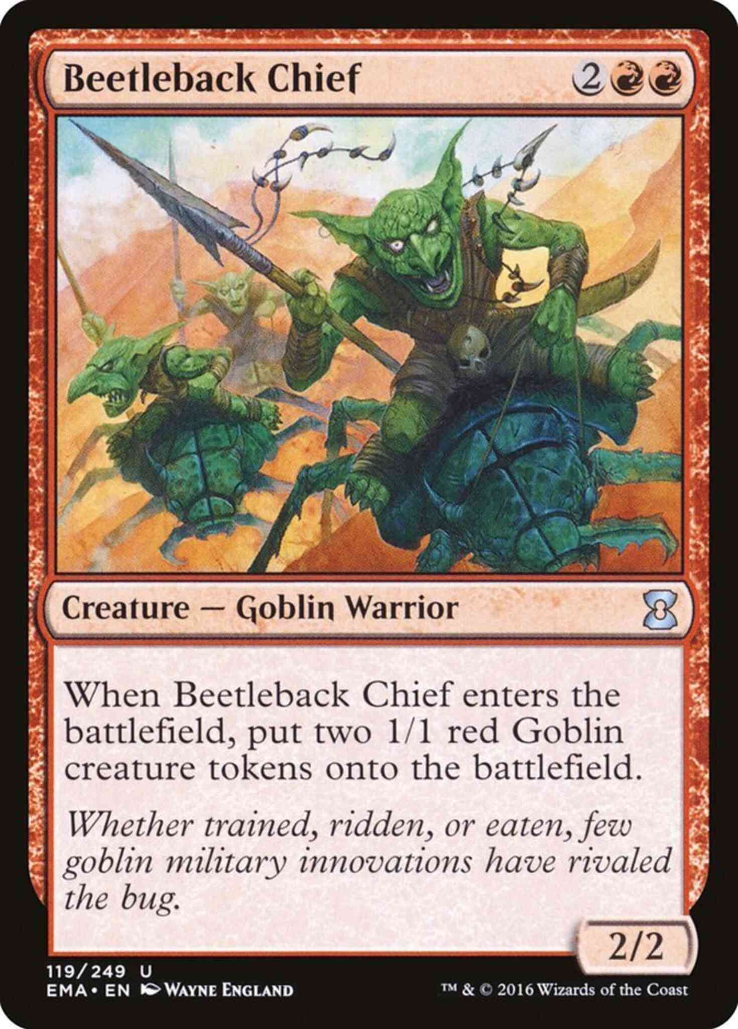 Beetleback Chief [119] [Eternal Masters] [Non-Foil]